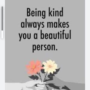 Be kind!